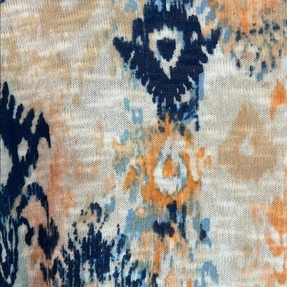 Canyon Retreat‎ Women's Ikat Print Cardigan Size 1X - Picture 4 of 7